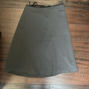 Classic Grey Wrap Skirt
